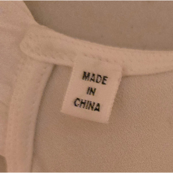 A.L.C. Elegant White Evening Sleeveless Blouse Top 8 - Picture 11 of 15